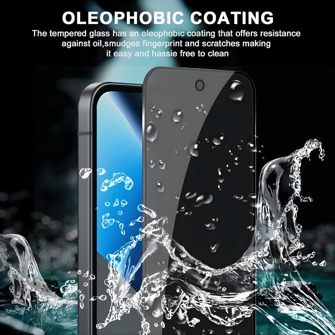 SmartUP Displayschutzglas 2X Schutzglas für Google Pixel 10A Blickschutz Panzerfolie Full Screen für Google Pixel 10A, 2 Stück, Anti-Spy, Blickschutz, Privacy – Bild 4 von 5