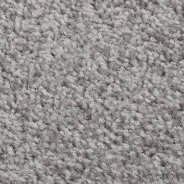 Teppich Kurzflor 140x200 cm Grau, furnicato, Rechteckig