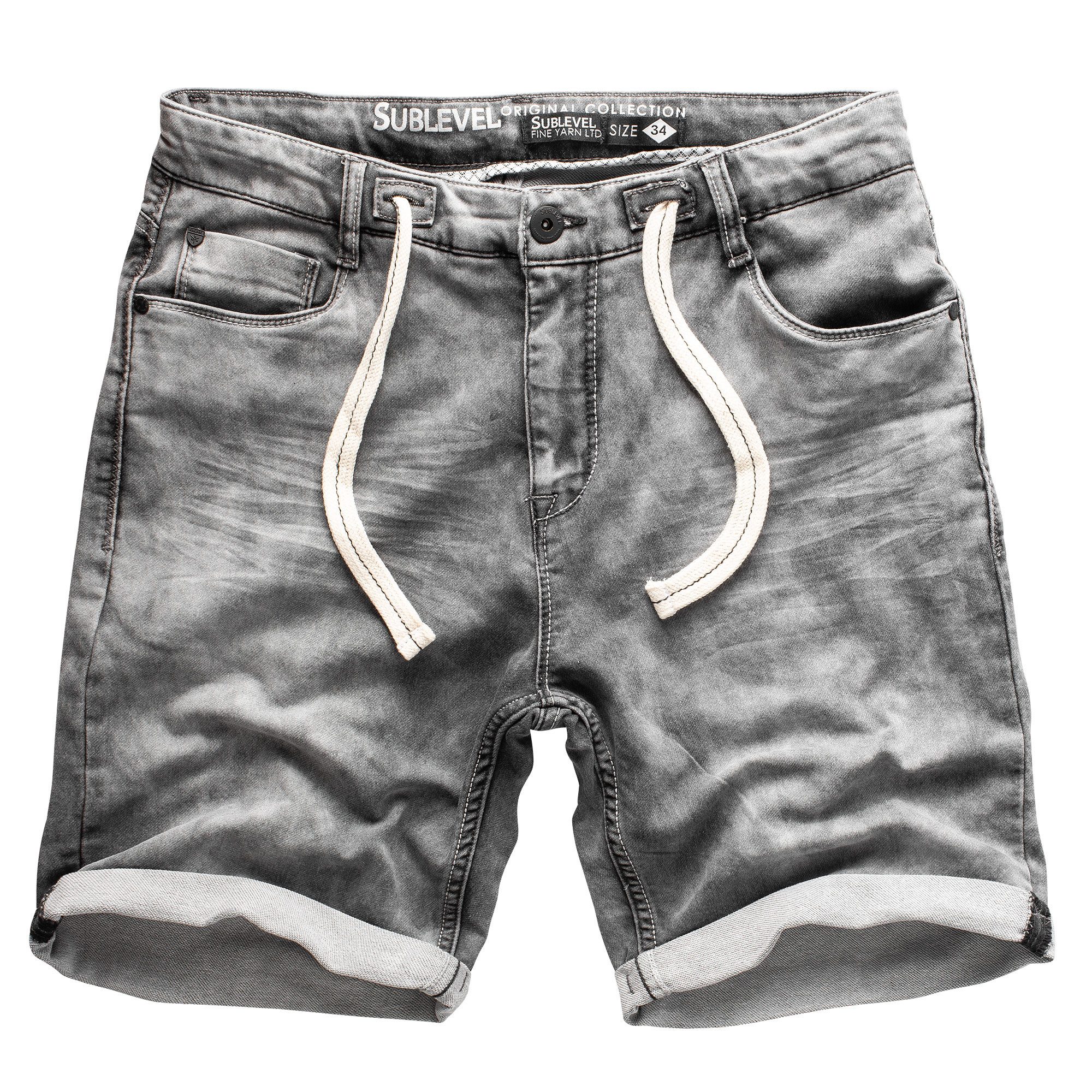 SUBLEVEL Shorts Sweat Shorts Jeans Kurze günstig online kaufen