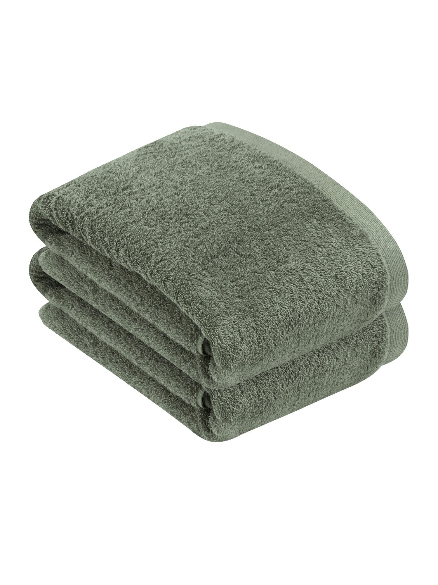 Vossen Badetücher 2er Pack Badetuch 100 x 150 cm High Line, Webfrottier (Spar-Set, 2-St)