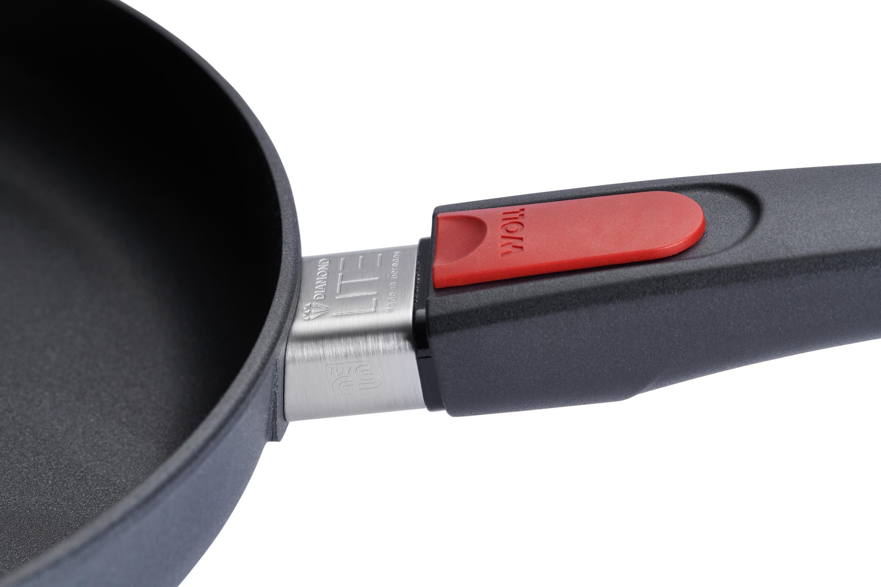 WOLL Bratpfanne MADE IN GERMANY - Diamond Lite, Aluminiumguss, Flachpfanne, Induktion