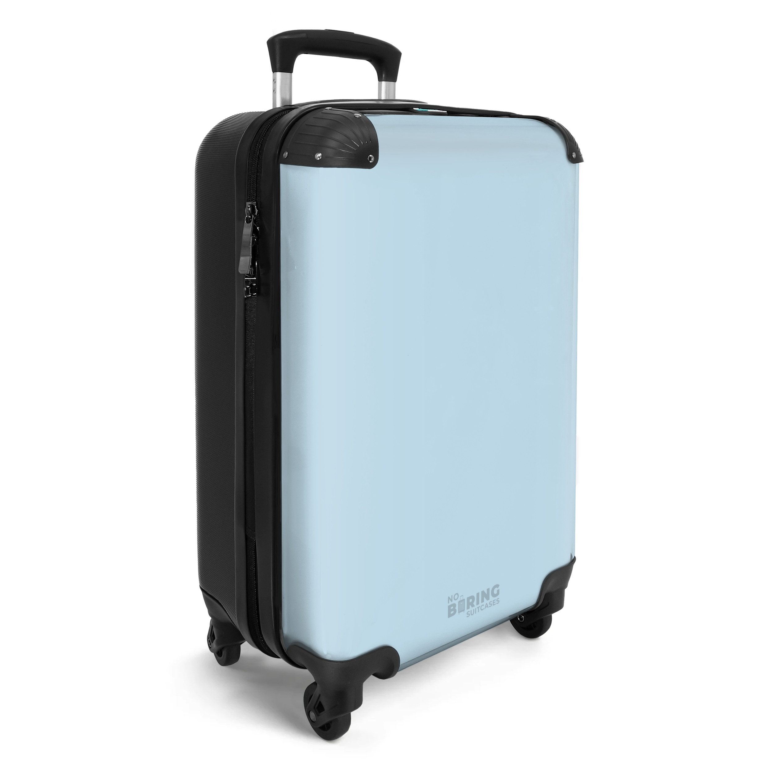 NoBoringSuitcases.com© Hartschalen-Trolley Pastellblau 55x35x20cm, 4 Rollen günstig online kaufen