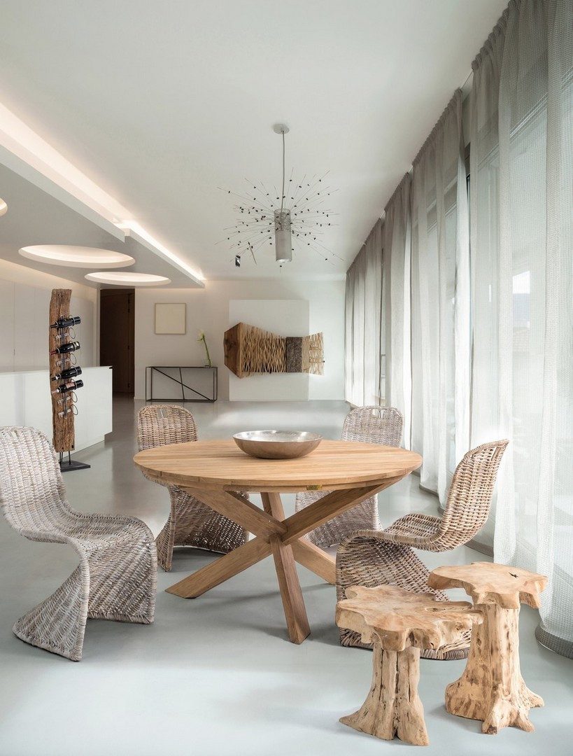 Natur24 Beistelltisch Kavir Beistelltisch 40 x 40 x 50 cm Teakholz Natur