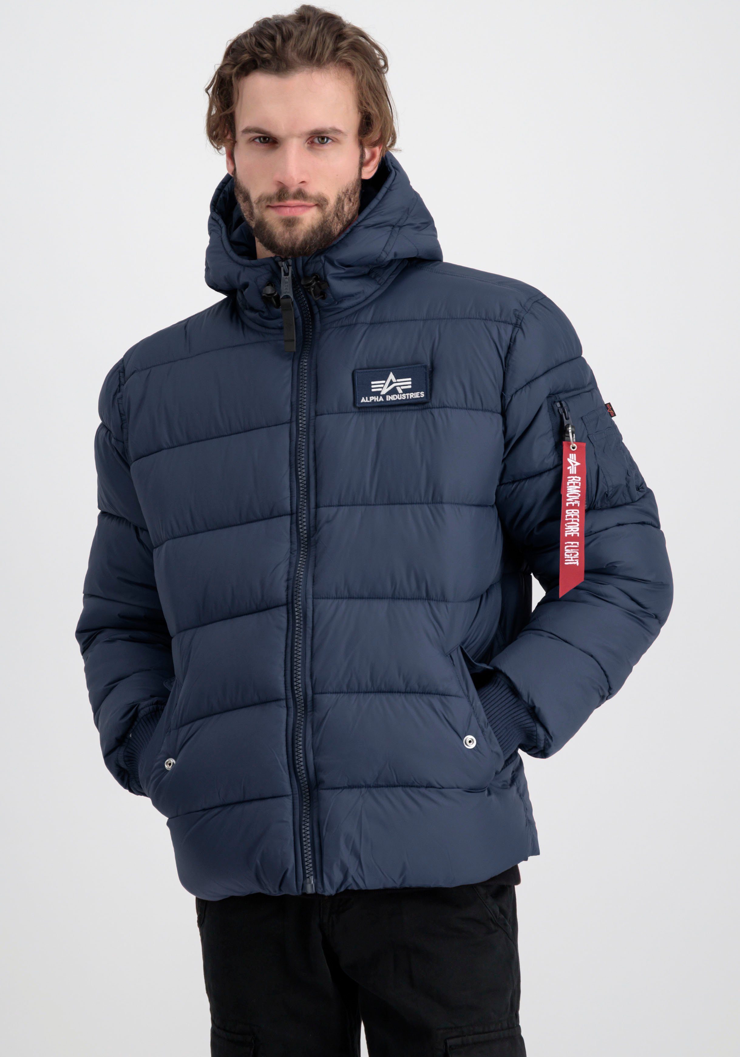 Alpha Industries Steppjacke Hooded Puffer Alpha FD Kunstfaser, regular fit günstig online kaufen