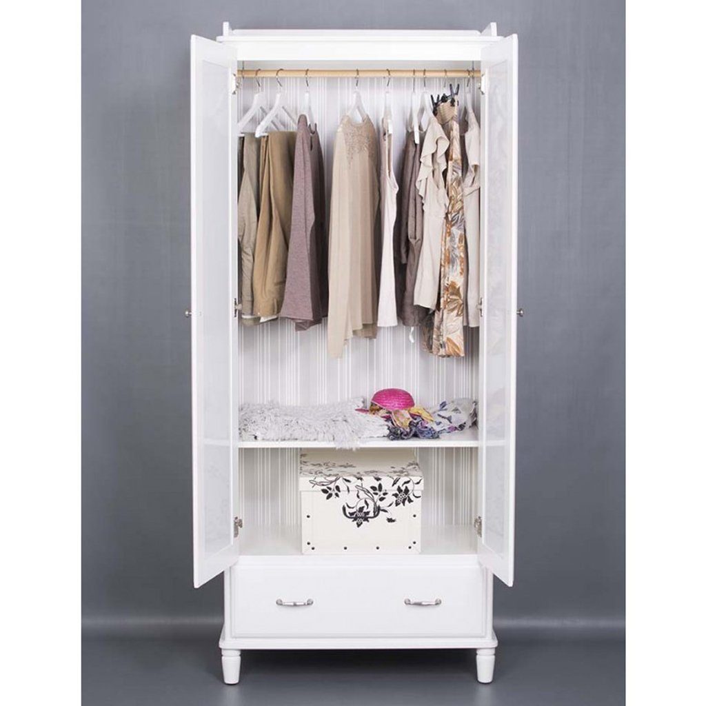 Kreher Aufbewahrungsbox Aufbewahrungsbox, Dekokarton - Motiv: Blumen Barock, Weiss