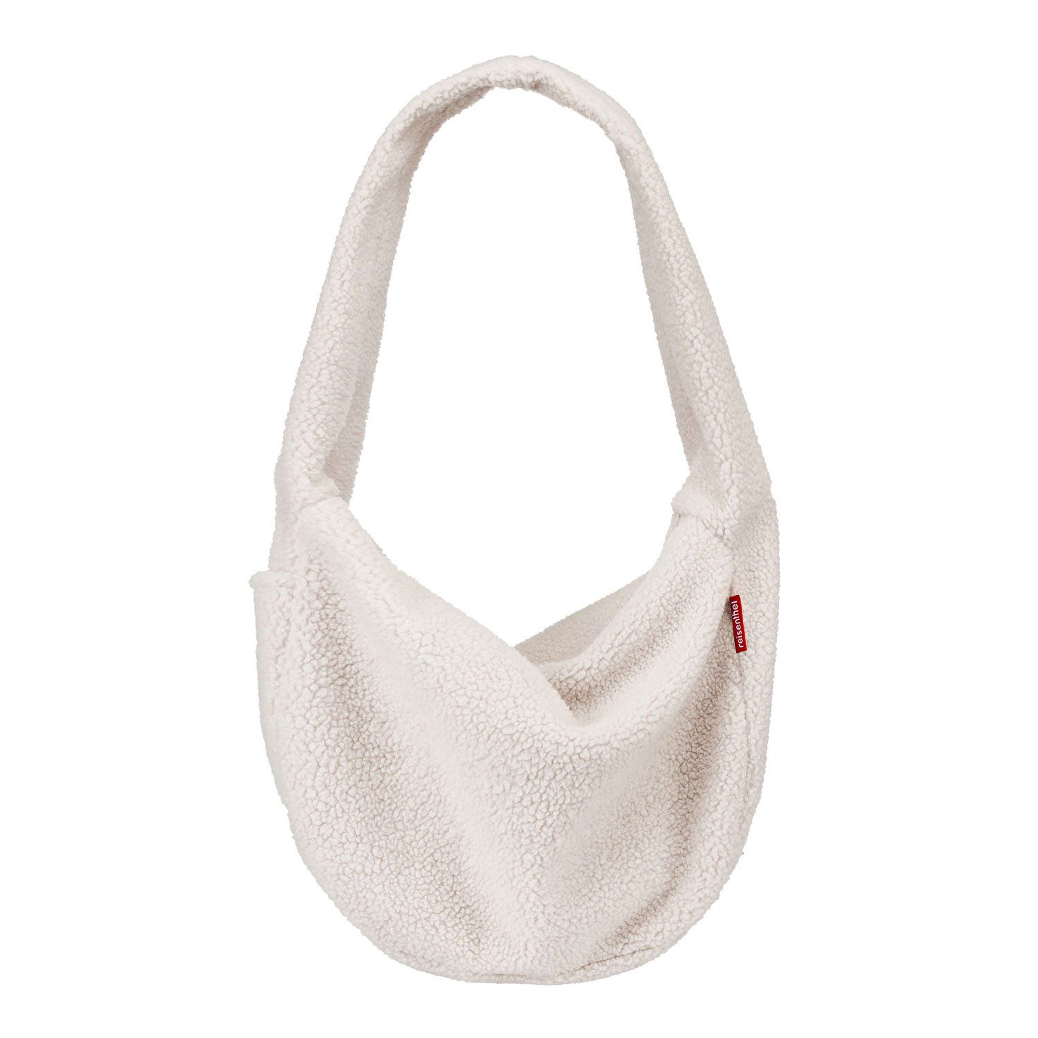 REISENTHEL® Schultertasche moonbag teddy sand, kleines Steckfach Innen und Außen - kleine Reißverschlusstasche Außen