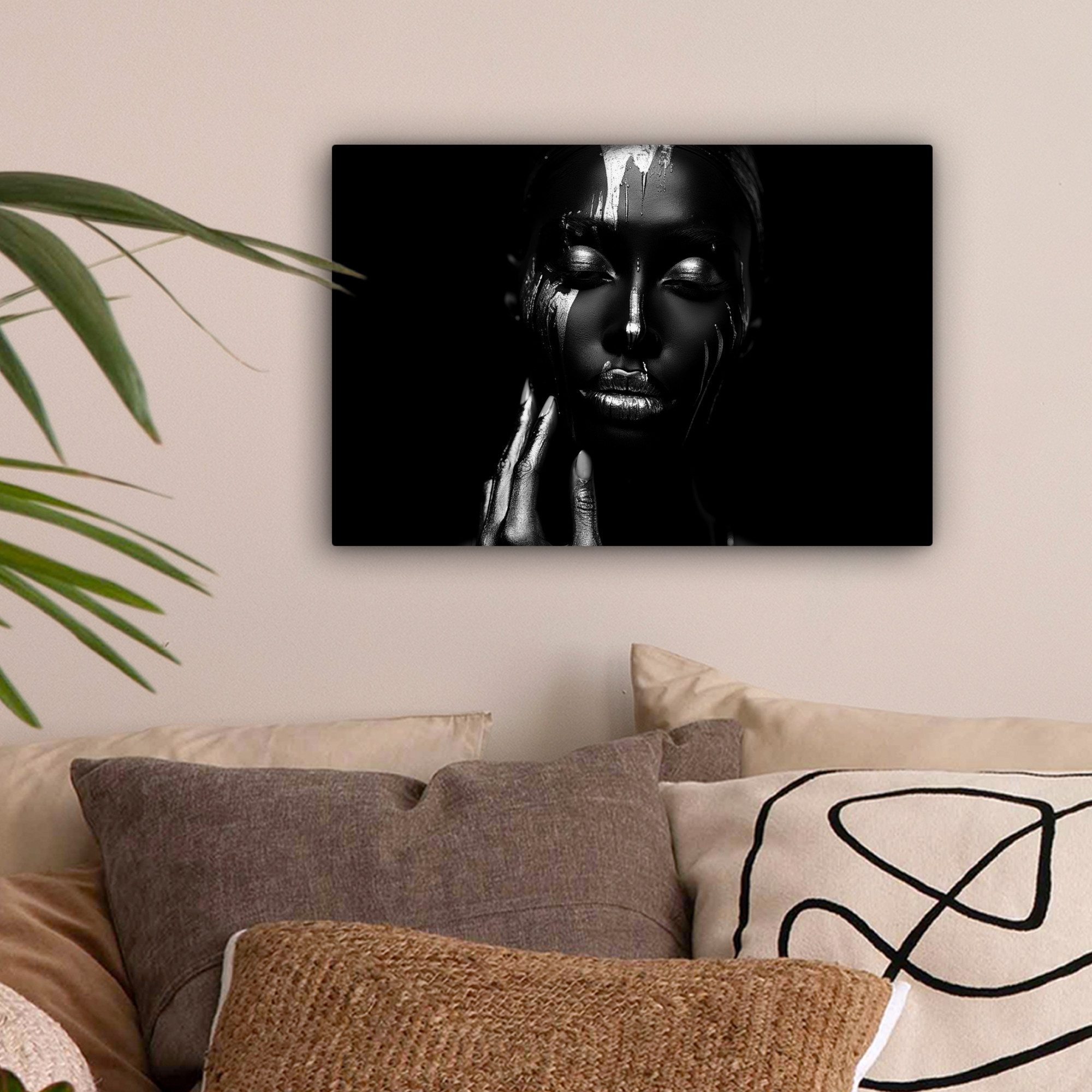 OneMillionCanvasses® Leinwandbild Frau - Abstrakt - günstig online kaufen