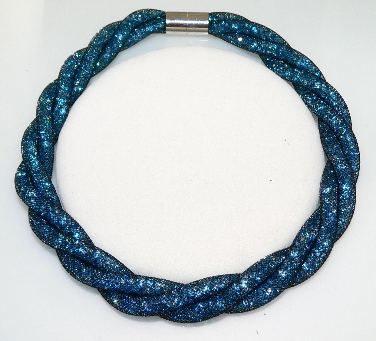 traumschmuck Statementkette 286c Statement Kette Mesh Schlauch Magnetverschluss (Geschenk, Muttertag, Weihnachten, Geburtstag, Valentinstag, inkl Schmuckbox), Made in Germany