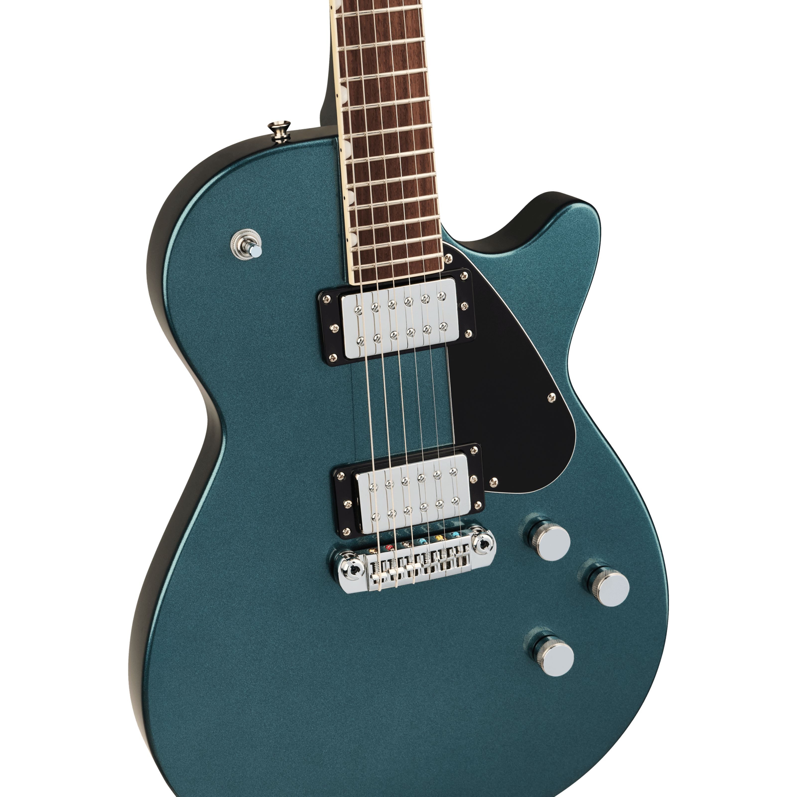 Gretsch E-Gitarre, E-Gitarren, Single Cut Modelle, Electromatic Jet Club Druid Green - Single Cut E-Gitarre