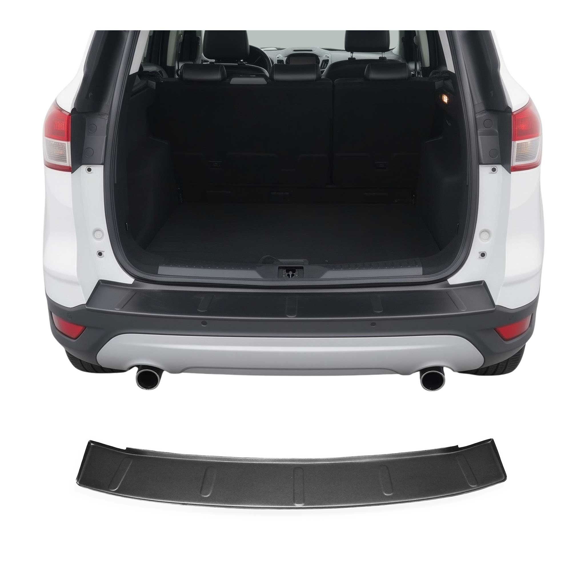 OMAC Ladekantenschutz für Ford Kuga 2013-2020 ABS Schwarz, Zubehör für Ford Kuga 2013-2020, Langlebig,Einfache Reinigung,Einfache Installation,Rostbeständig