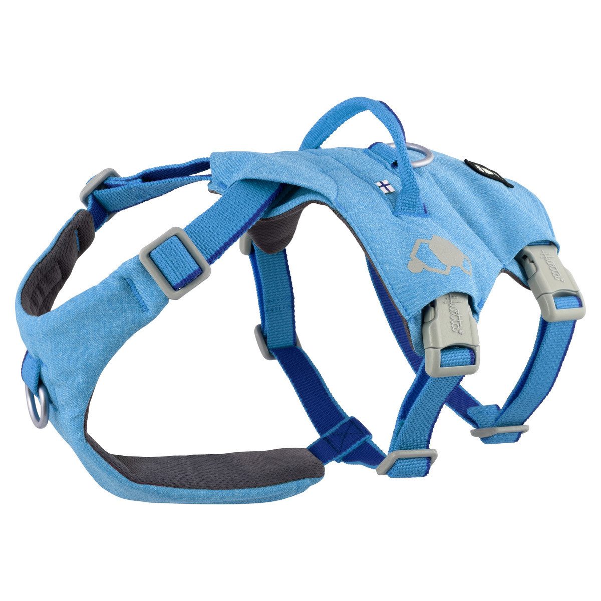 HURTTA Hunde-Geschirr Safeguard Geschirr ECO ocean (blau)