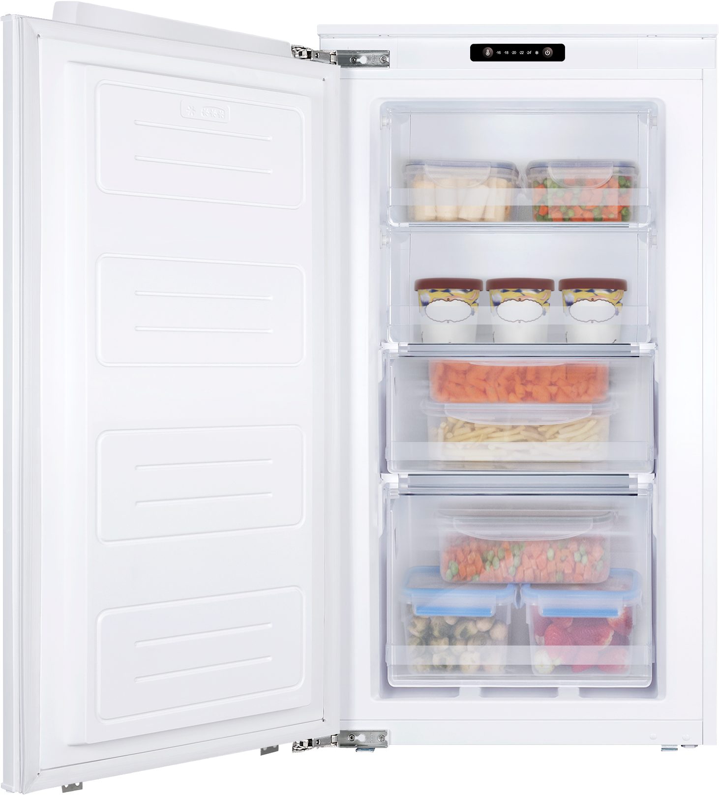 Amica Einbaugefrierschrank EGSX 321 905, 87,1 cm hoch, 54 cm breit, Festtür-Technik