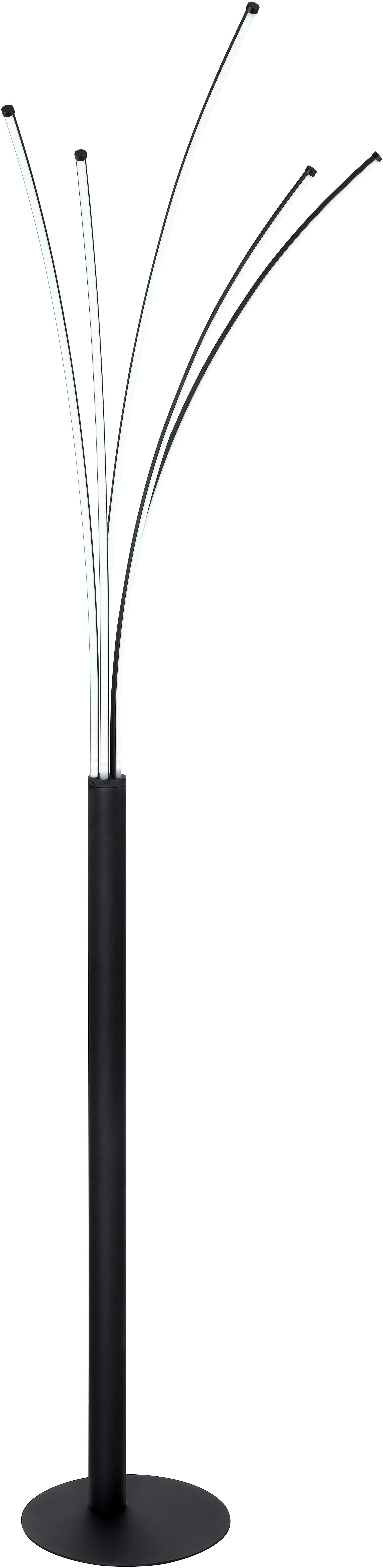 GLOBO LIGHTING LED Stehlampe BIZZY, Dimmfunktion, Smart Home, Timerfunktion, mehrere Helligkeitsstufen, LED fest integriert, Stehleuchte/Wohnzimmer/Schlafzimmer/Flur