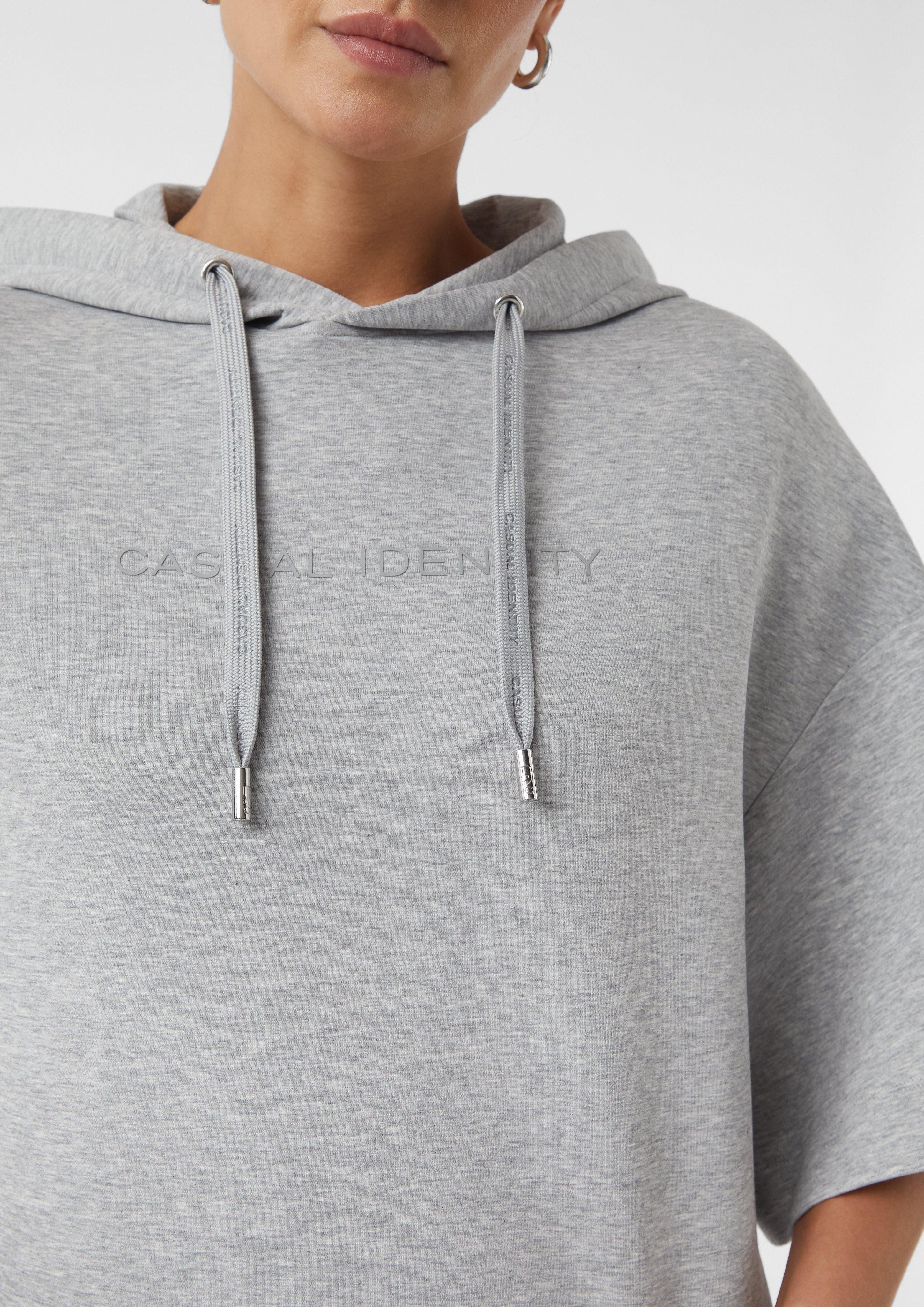 comma casual identity Kurzarmshirt Oversize-Sweatshirt mit günstig online kaufen