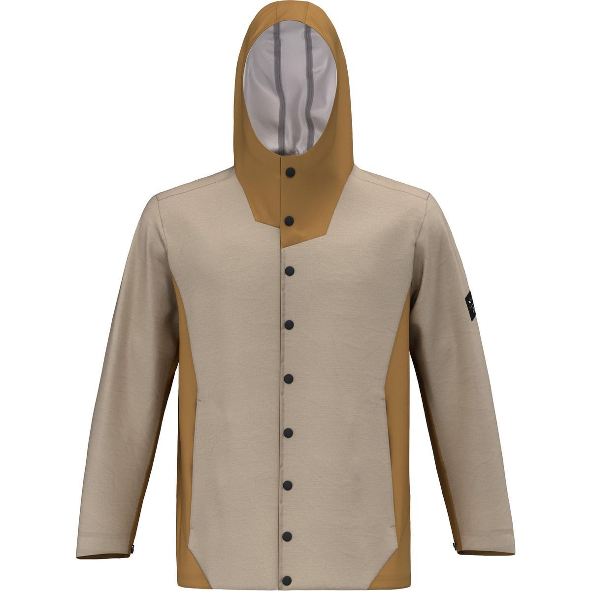 Salewa Hardshelljacke Fanes Hemp Powertex 3L Jacket M Zeitlose, wasserdichte Herrenjacke aus Powertex®-Baumwoll-Hanf-Mix
