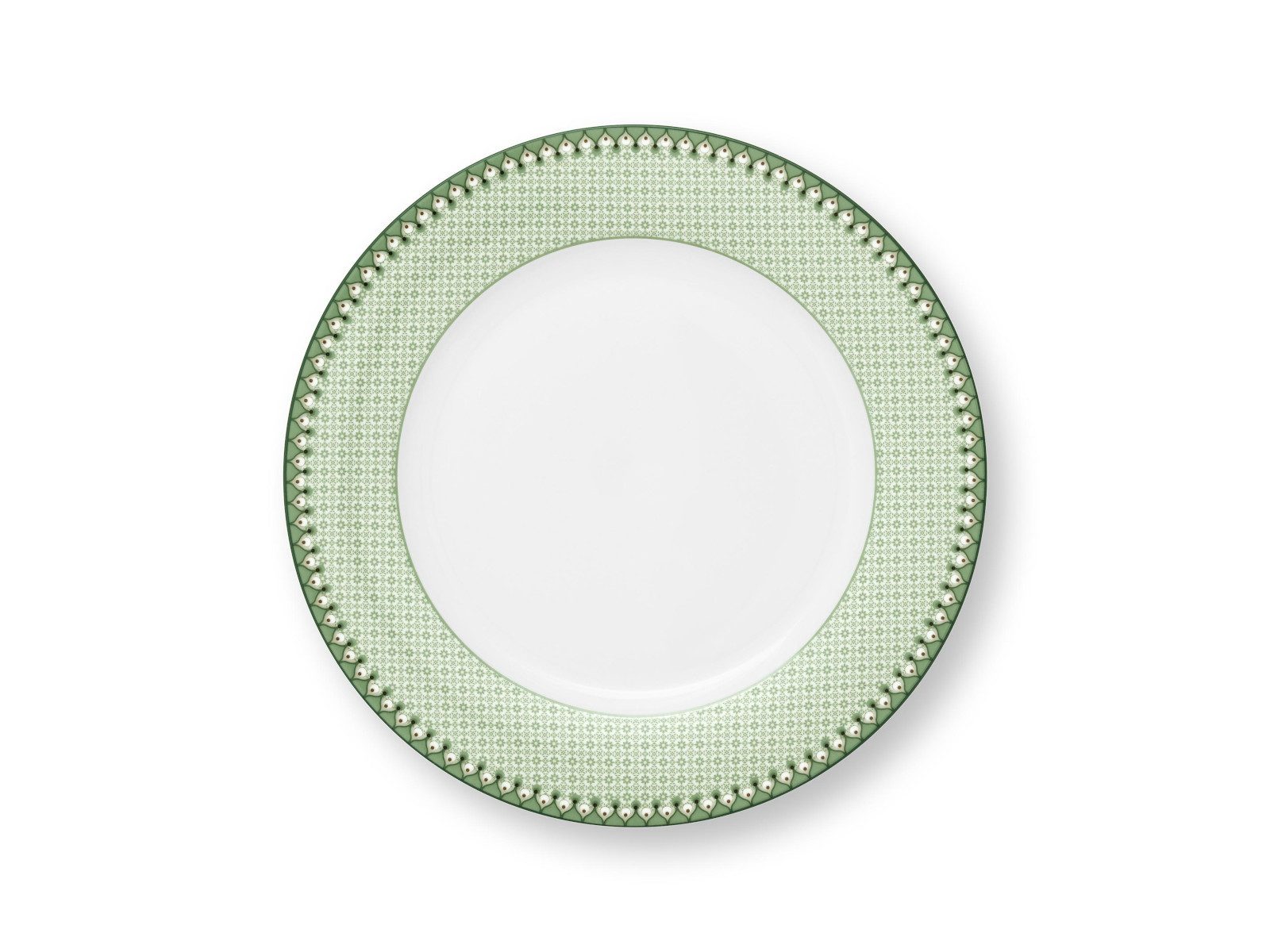PiP Studio Speiseteller Lily&Lotus Tiles Light Green Speiseteller 26,5cm