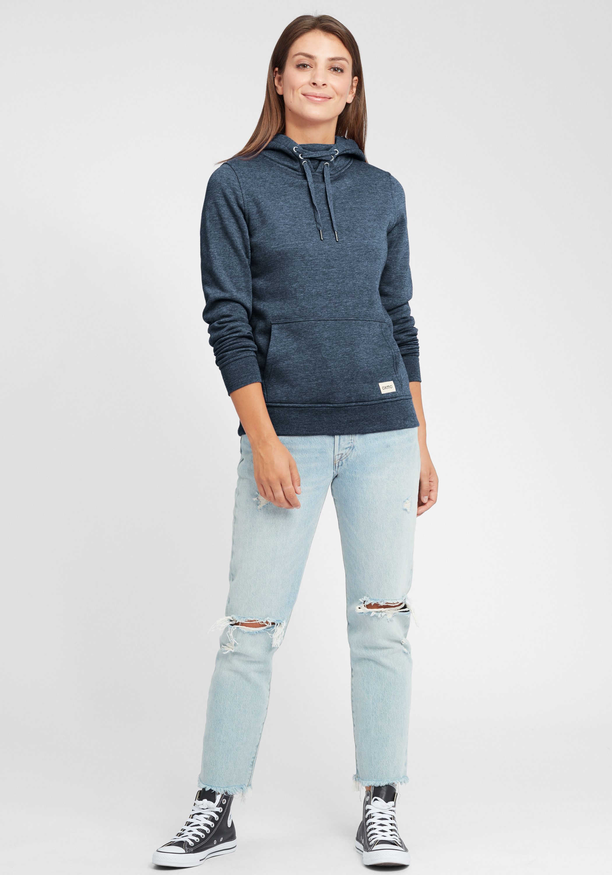 OXMO Hoodie OXOwena Kapuzenpullover mit Flecht-Details günstig online kaufen