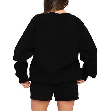 ZWY Anzug Sweatshirt für Damen, Rundhals-Sweatsuits, Lounge Set-Trainingsanzug