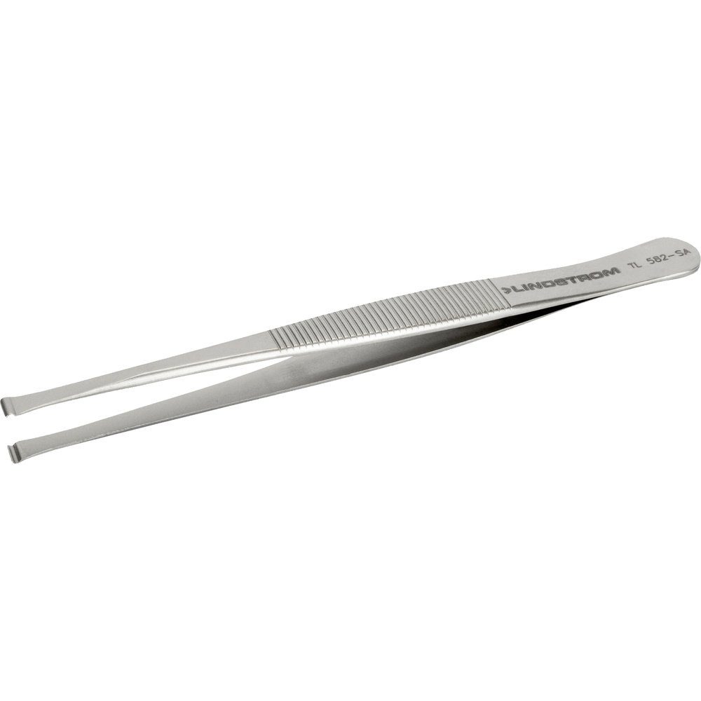 Lindström Pinzette Lindström TL 582-SA Bestückungspinzette 582 Flach-breit, gebogen 115