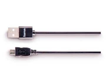 Hama KFZ Lader USB Ladegerät Micro-USB-Kabel Smartphone-Ladegerät (Schnellladung)