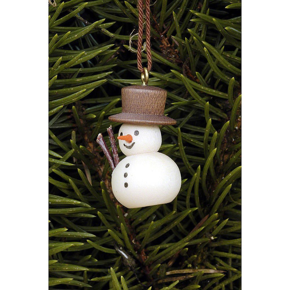 Christian Ulbricht Dekohänger Christbaumschmuck Schneemann natur (3,0x2,0cm günstig online kaufen