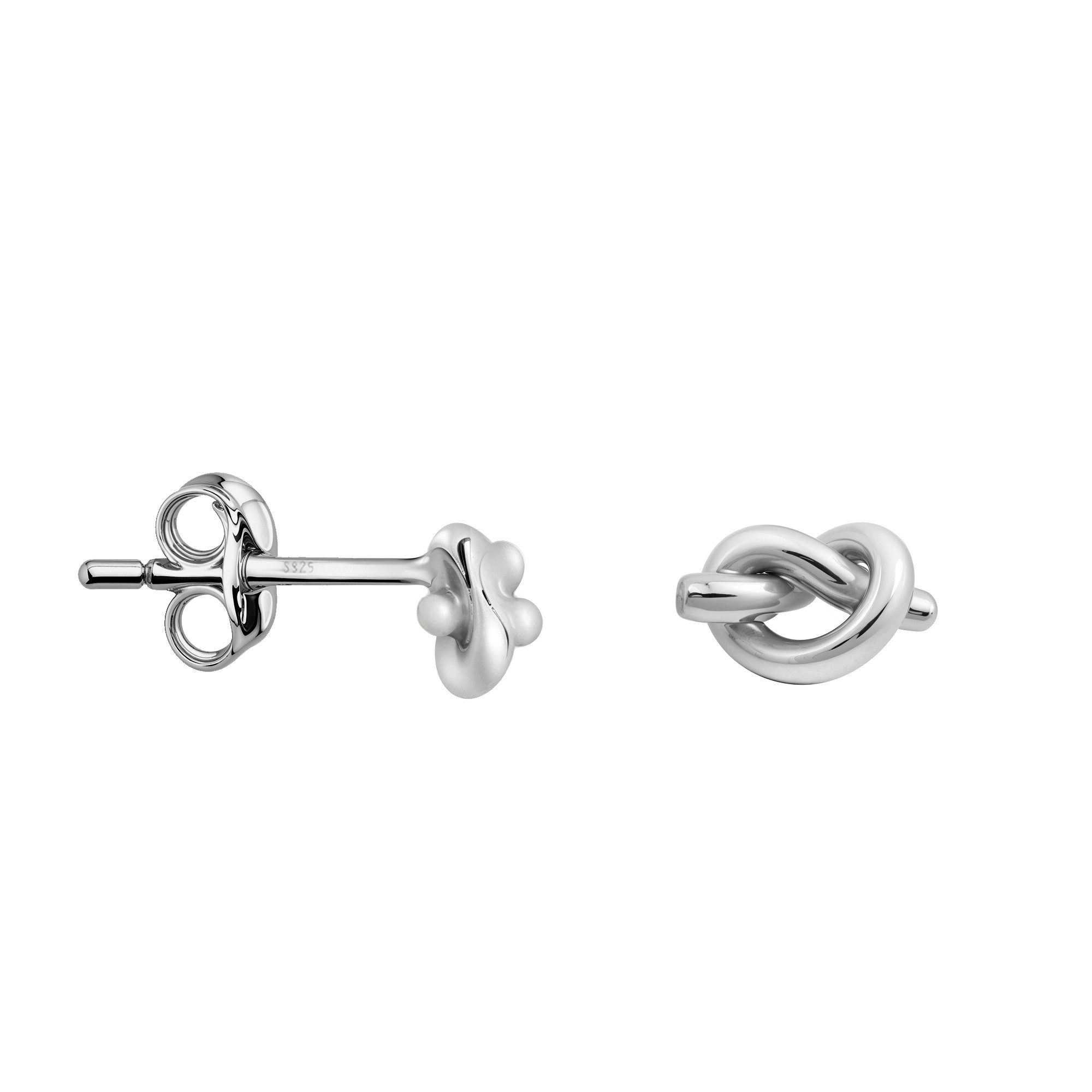 Sofia Milani Paar Ohrstecker Herz, 925 Silber Damen Schmuck - E0759