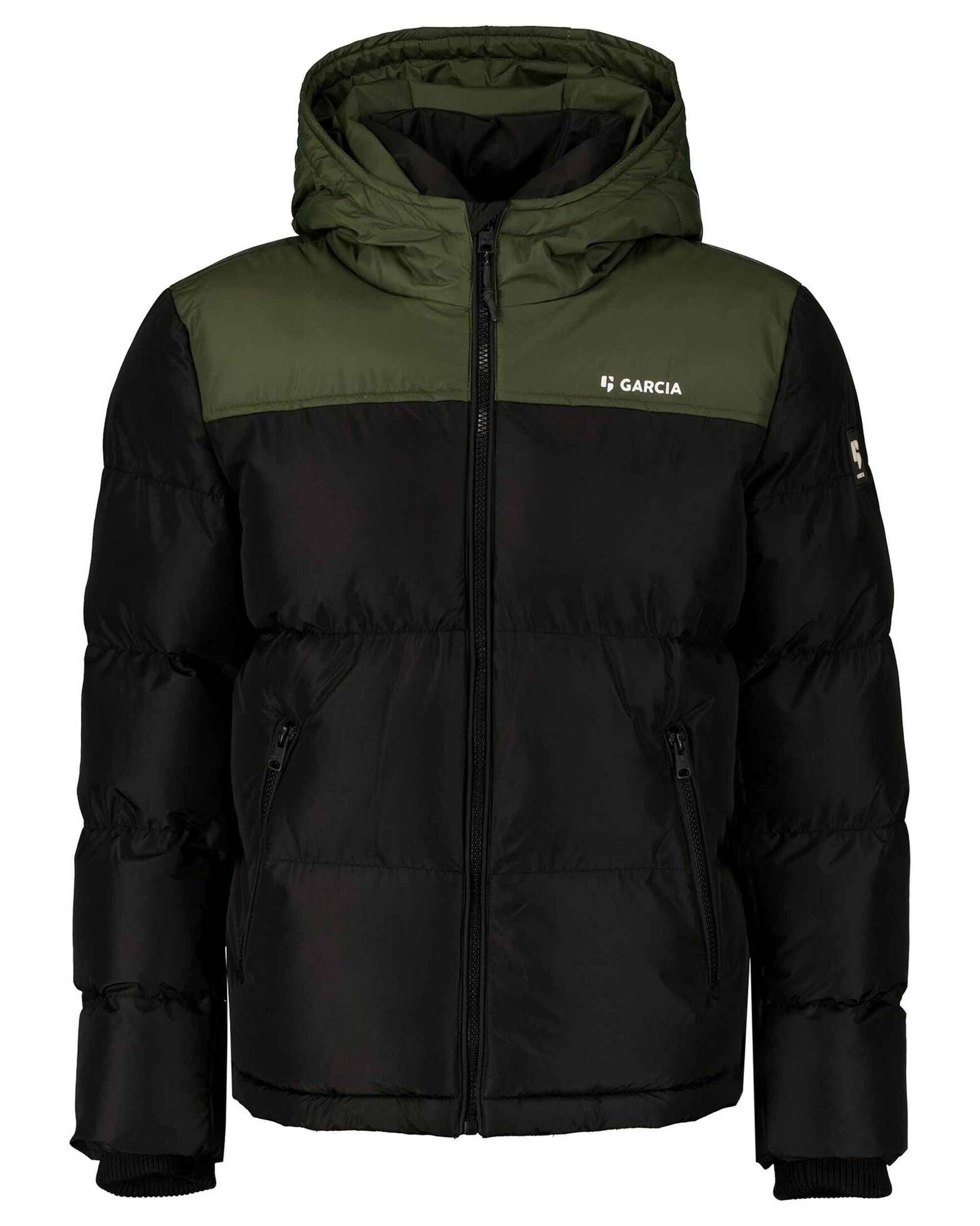 Garcia Steppjacke Jungen Steppjacke mit Kapuze (1-St) schwarz (15)