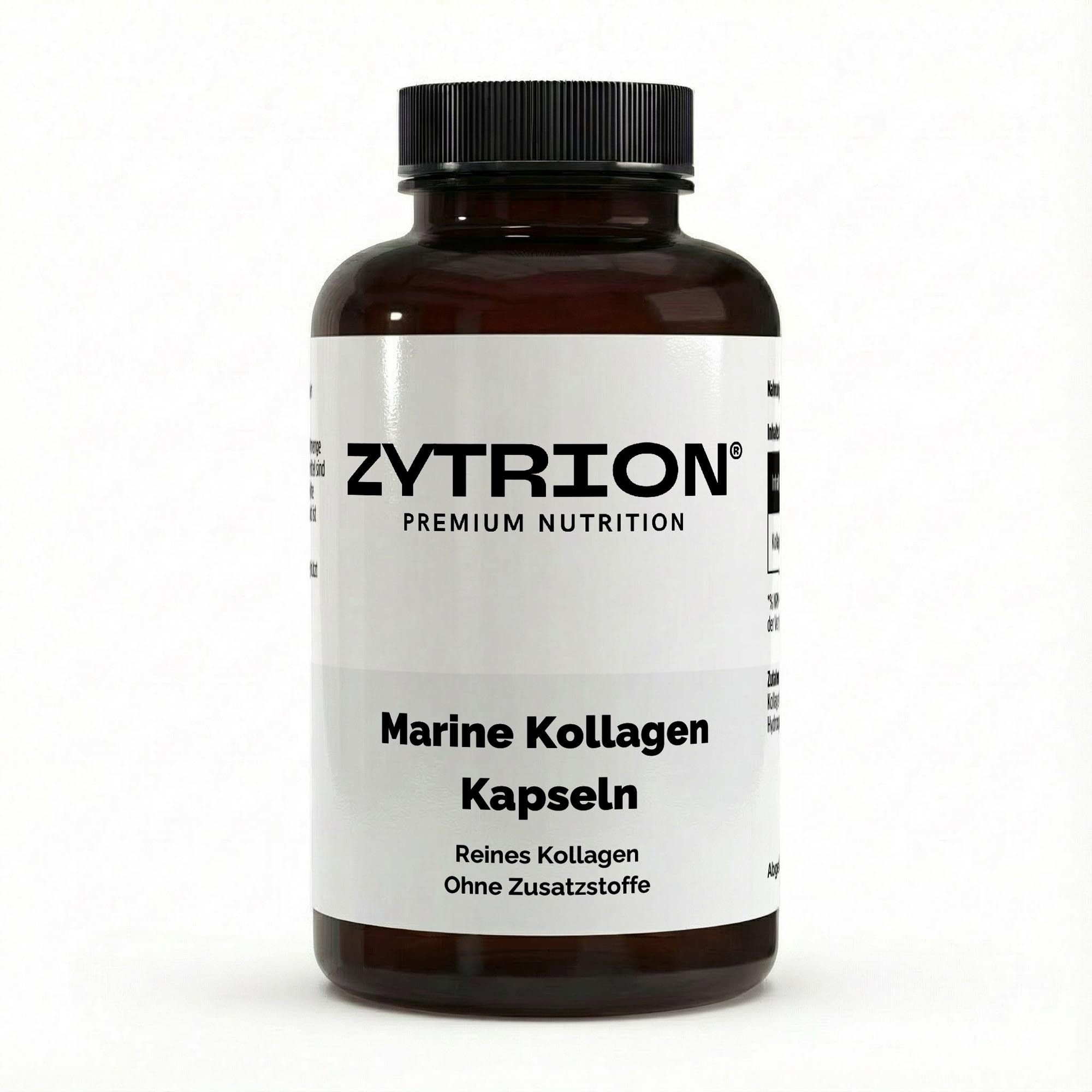 ZYTRION Marine Kollagen aus Fisch, ohne Zusatzstoffe - 120 Stück Kapseln, 120 St., 68 g, Einfache Ergänzung für den Alltag