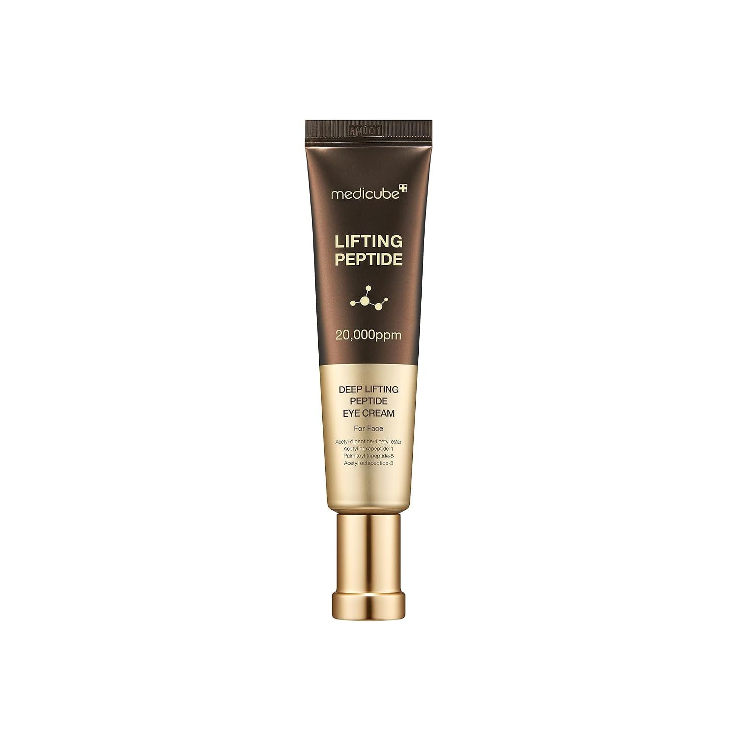 Medicube Anti-Aging-Augencreme Deep Lifting Peptide Eye Cream 30ml – Peptid Augencreme mit Kollagen, & Hyaluronsäure, straffende Anti-Aging Pflege gegen Fältchen, Augenringe & Schwellungen, Korean Skincare für die Augenpartie