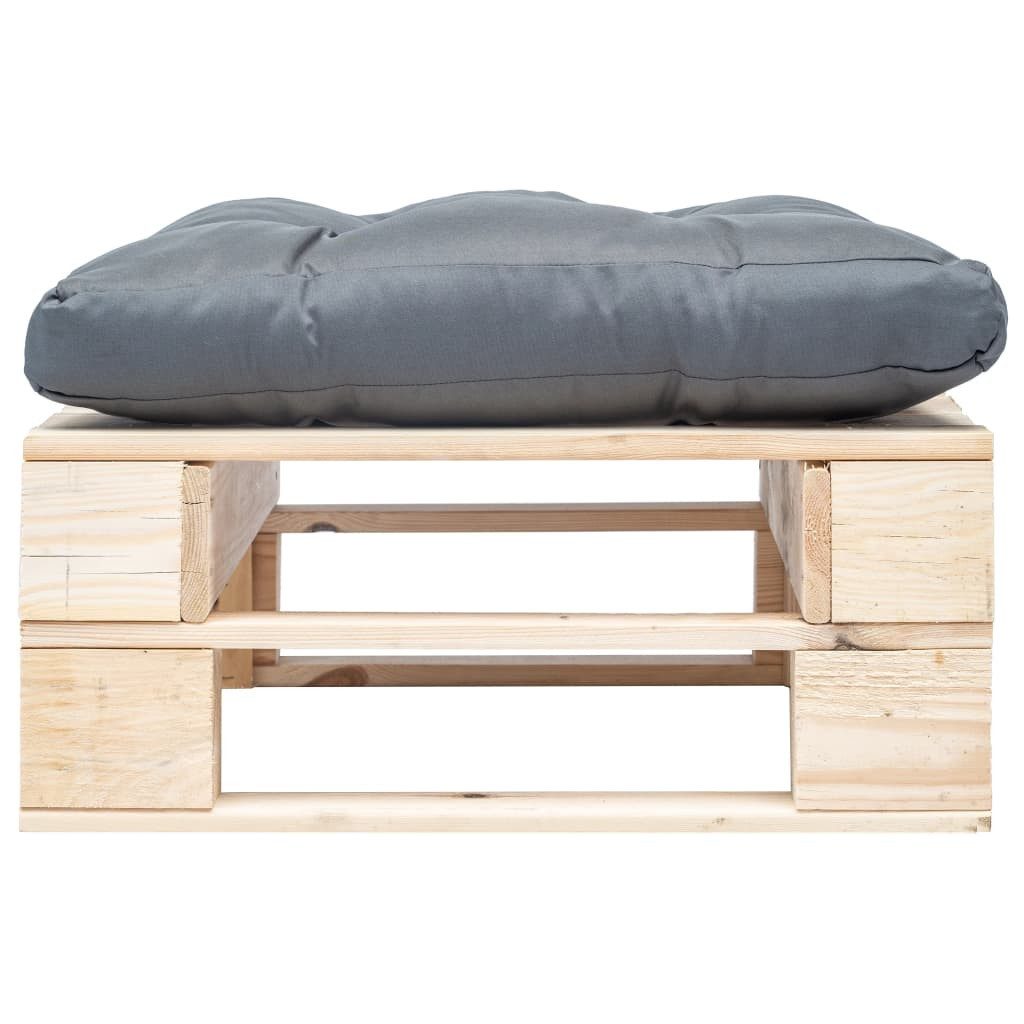 vidaXL Hocker Garten-Palettenhocker mit Kissen in günstig online kaufen
