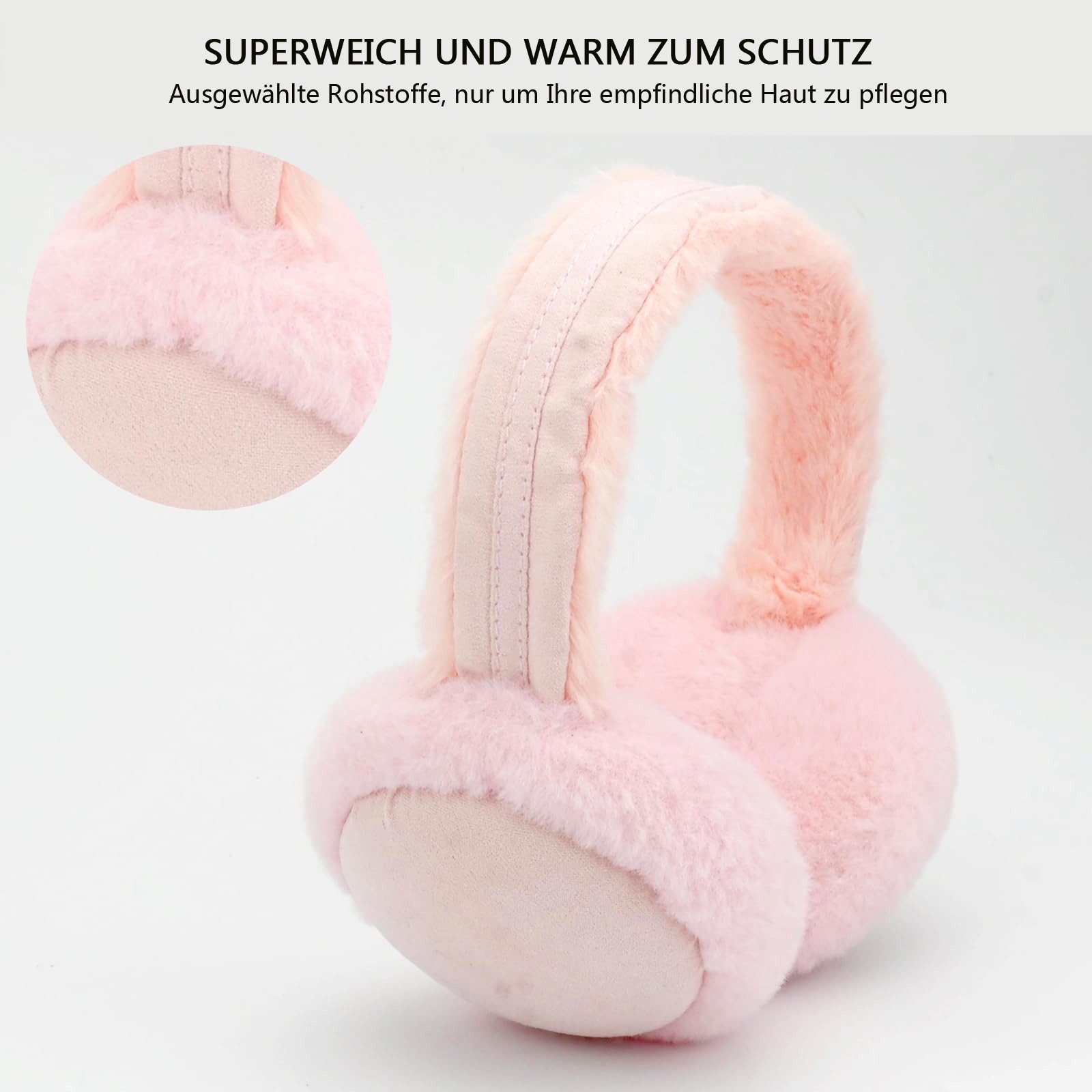 Cachito Ohrenwärmer Winter Ohrenschützer Faltbare Waschbar Plüsch Ohrenschützer warme Kälteschutz Kalte Winterzubehör Outdoor Ohrenmuscheln
