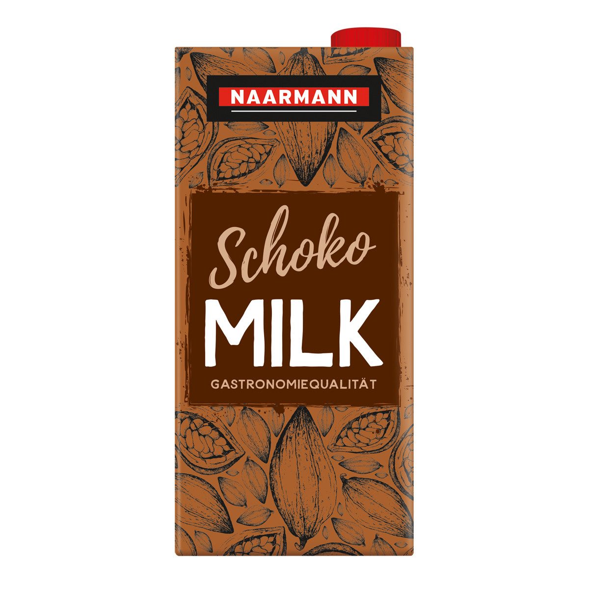 NAARMANN Milch, Naarmann Schoko Milk 1.5 Prozent Fett ideal für Gastronomie 1000ml