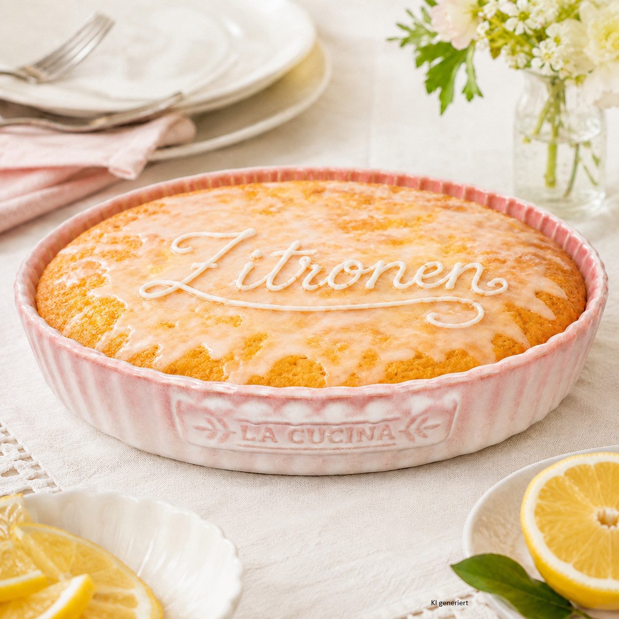 MamboCat Quicheform Bakery Rosa Quicheform Ø26cm Steingut Tarte Kuchenform Backform Pie – Bild 2 von 5