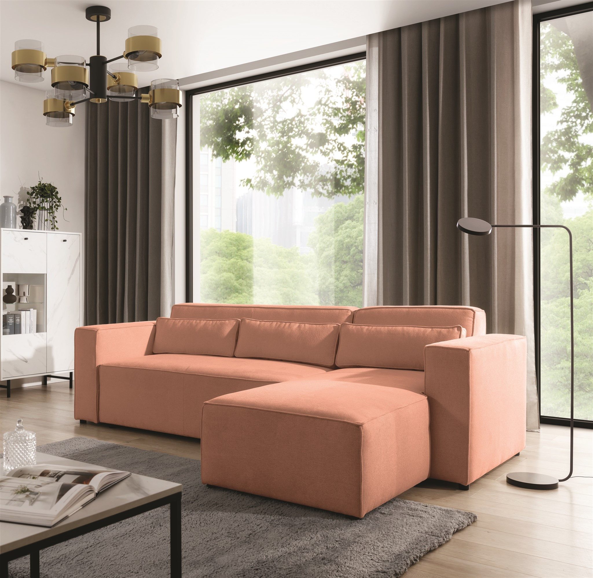 Fun Möbel Ecksofa Schlafsofa WALDO in günstig online kaufen