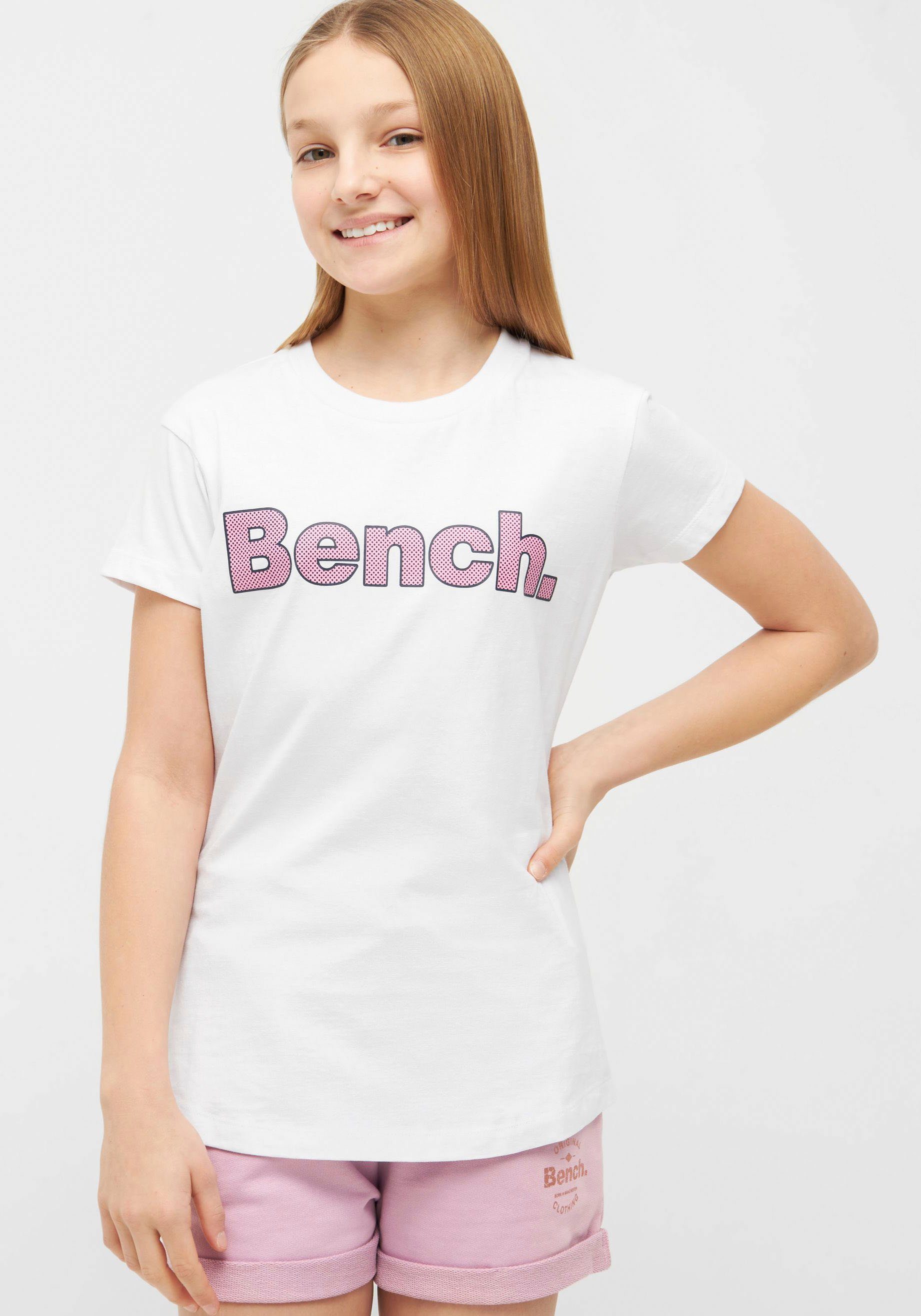 Bench. T-Shirt LEORAG WHITE