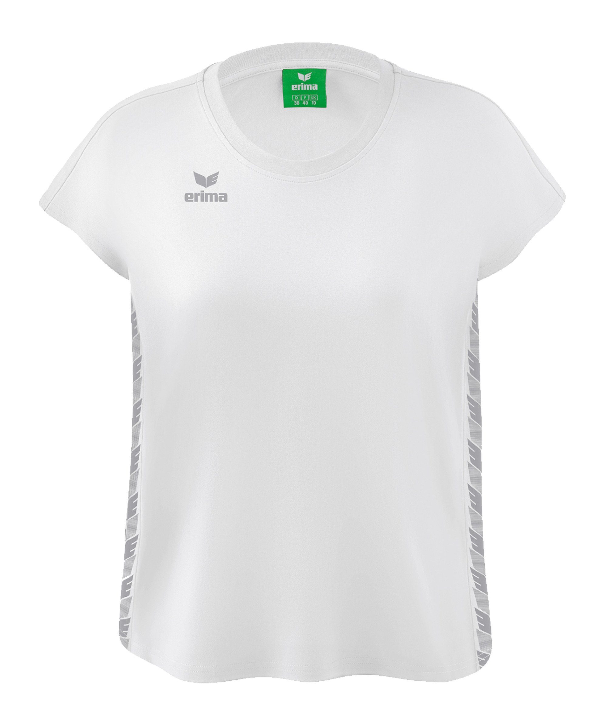 Erima T-Shirt T-Shirt weissgrau Damen Team Essential default