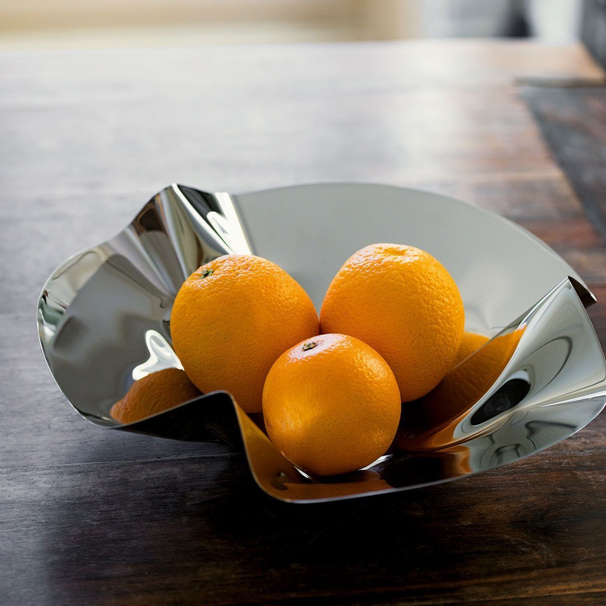 PHILIPPI Schale Margarethe aus Edelstahl; Stilvolle Dekoschale / Obstschale, Edelstahl