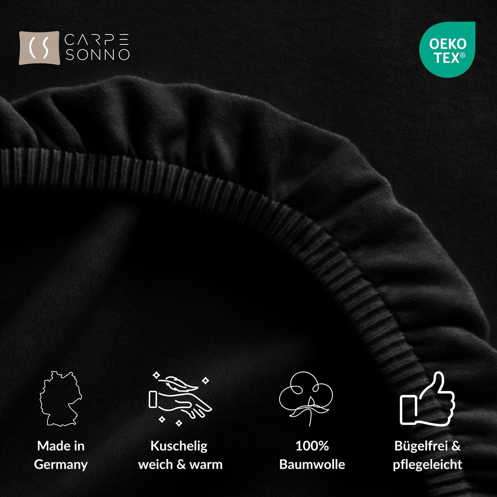 Carpe Sonno Spannbettlaken Biber Flanell Warm Winter Laken 90x200 100x200 1 günstig online kaufen