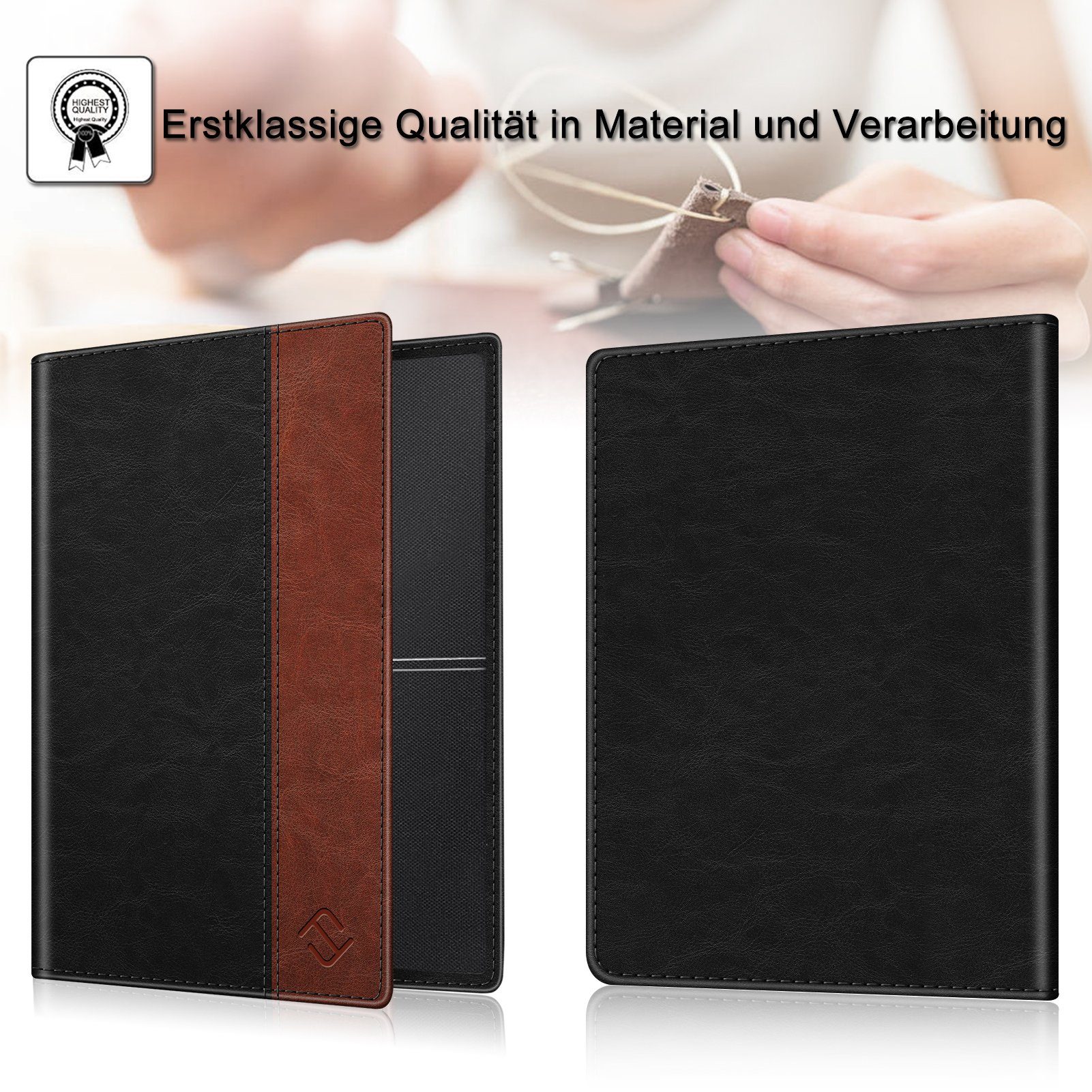 Fintie Mini Geldbörse Fahrzeugschein Hülle, Ultradünne Fahrzeugscheinetui K günstig online kaufen