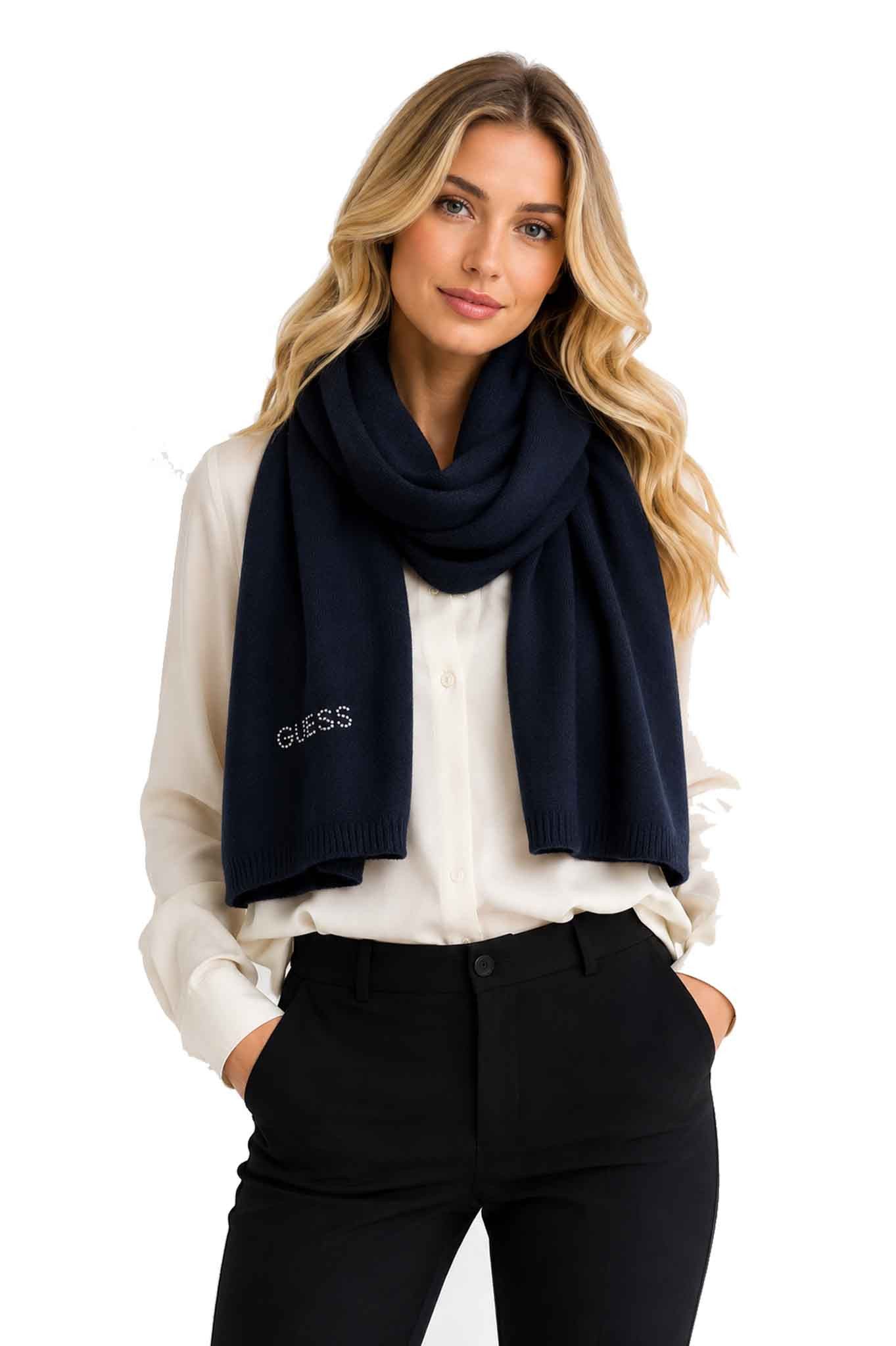 Guess Wollschal Guess Damen Strickschal Schal
