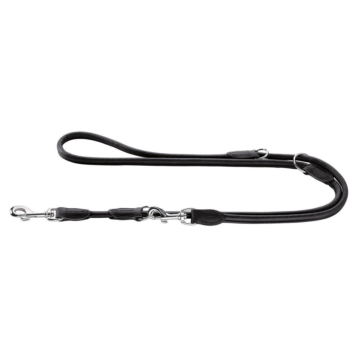 Hundeleine Verstellbare Führleine Round & Soft schwarz