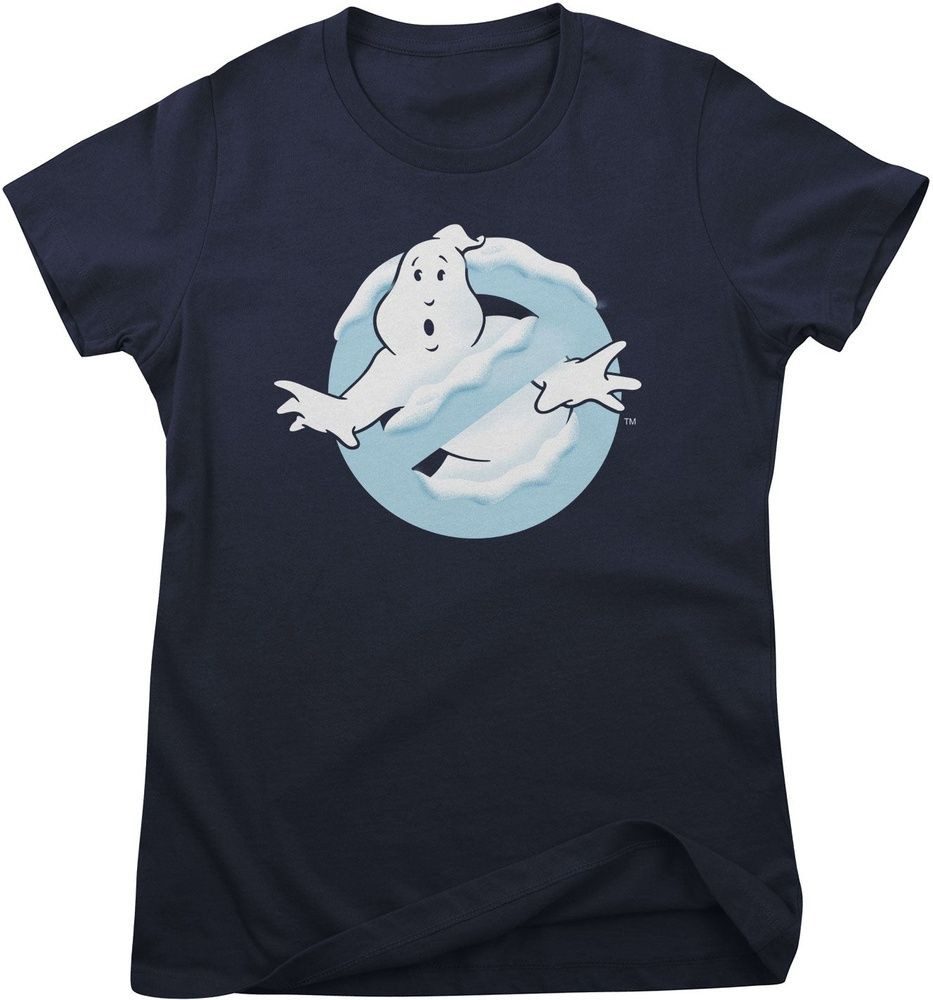Ghostbusters T-Shirt Ghostbusters Winter & Snow Logo Girly Tee