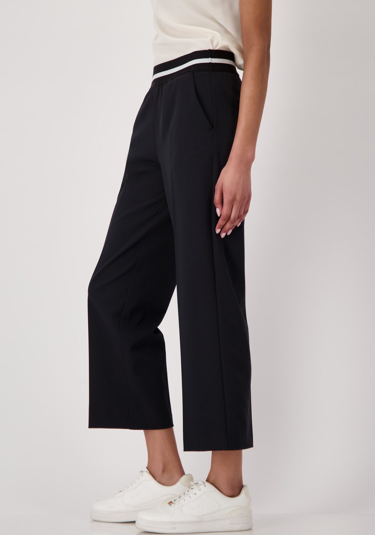 Monari Culotte Hose Gummiband 66cm Mit elastischem Bund günstig online kaufen