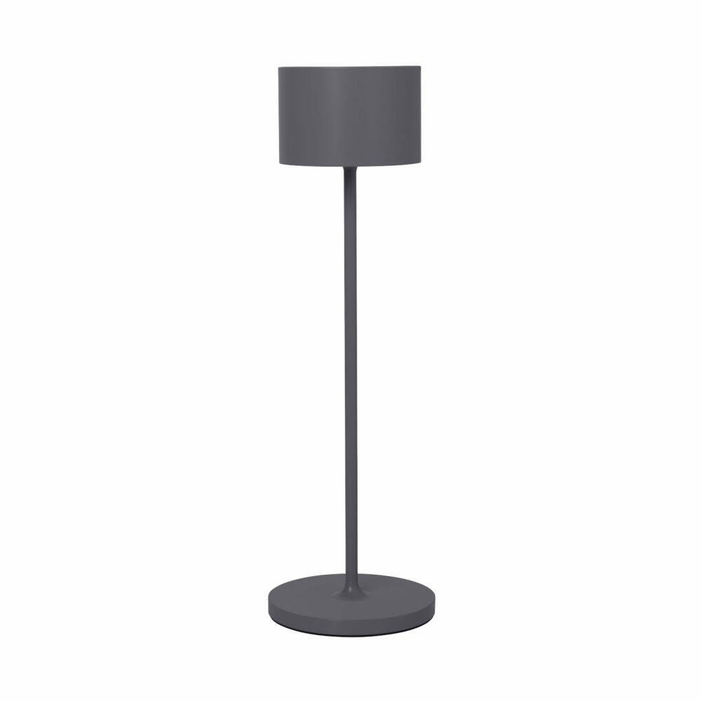 blomus LED Außen-Tischleuchte Farol Warm Gray, mehrere Helligkeitsstufen, warmweiß