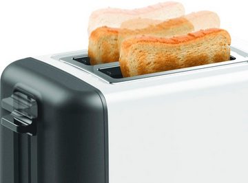 BOSCH Toaster TAT3P421DE DesignLine, 2 kurze Schlitze, für 2 Scheiben, 970 W