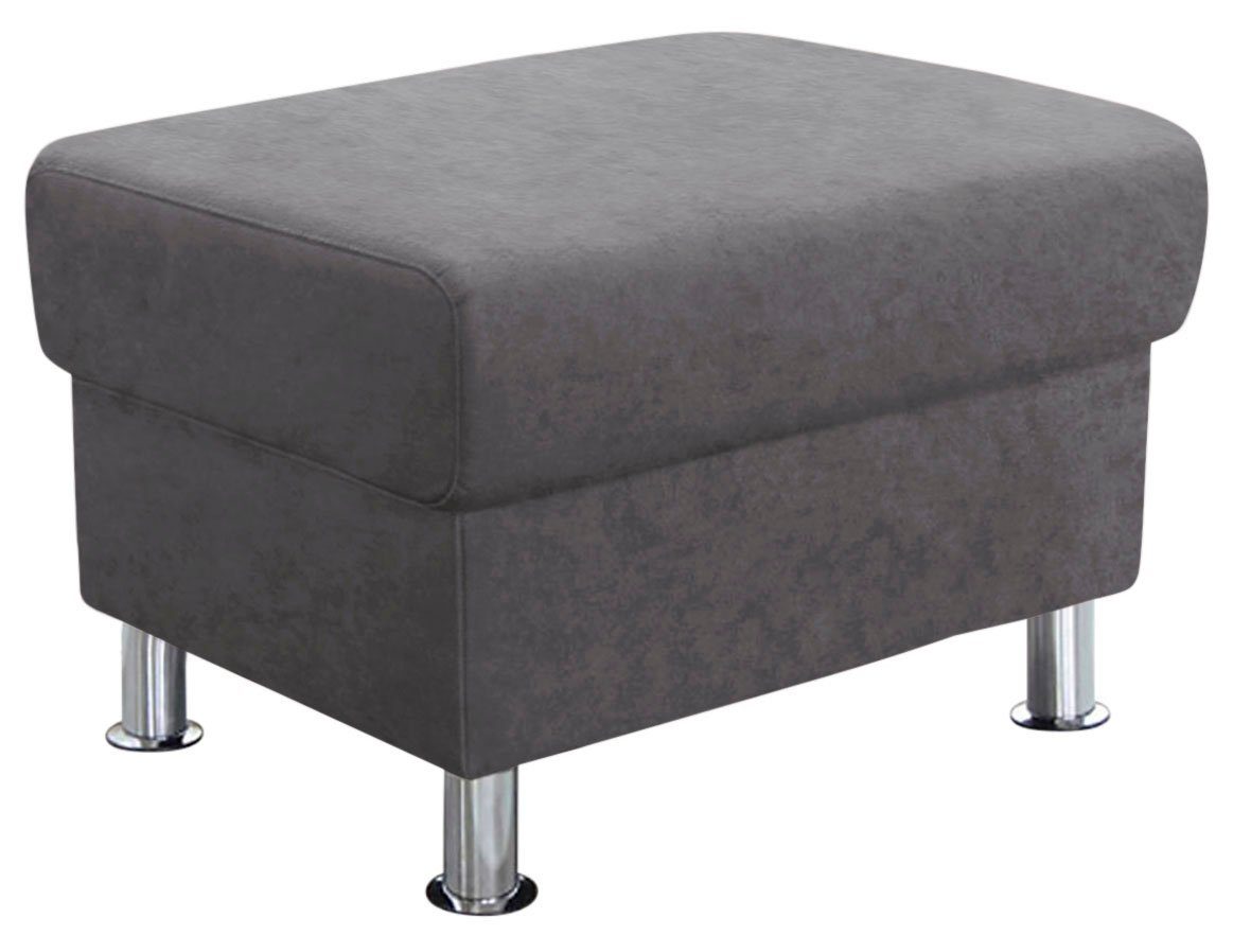 TRENDMANUFAKTUR Hocker Rondo, Polsterhocker zur Serie, Breite 67 cm, Füße c günstig online kaufen