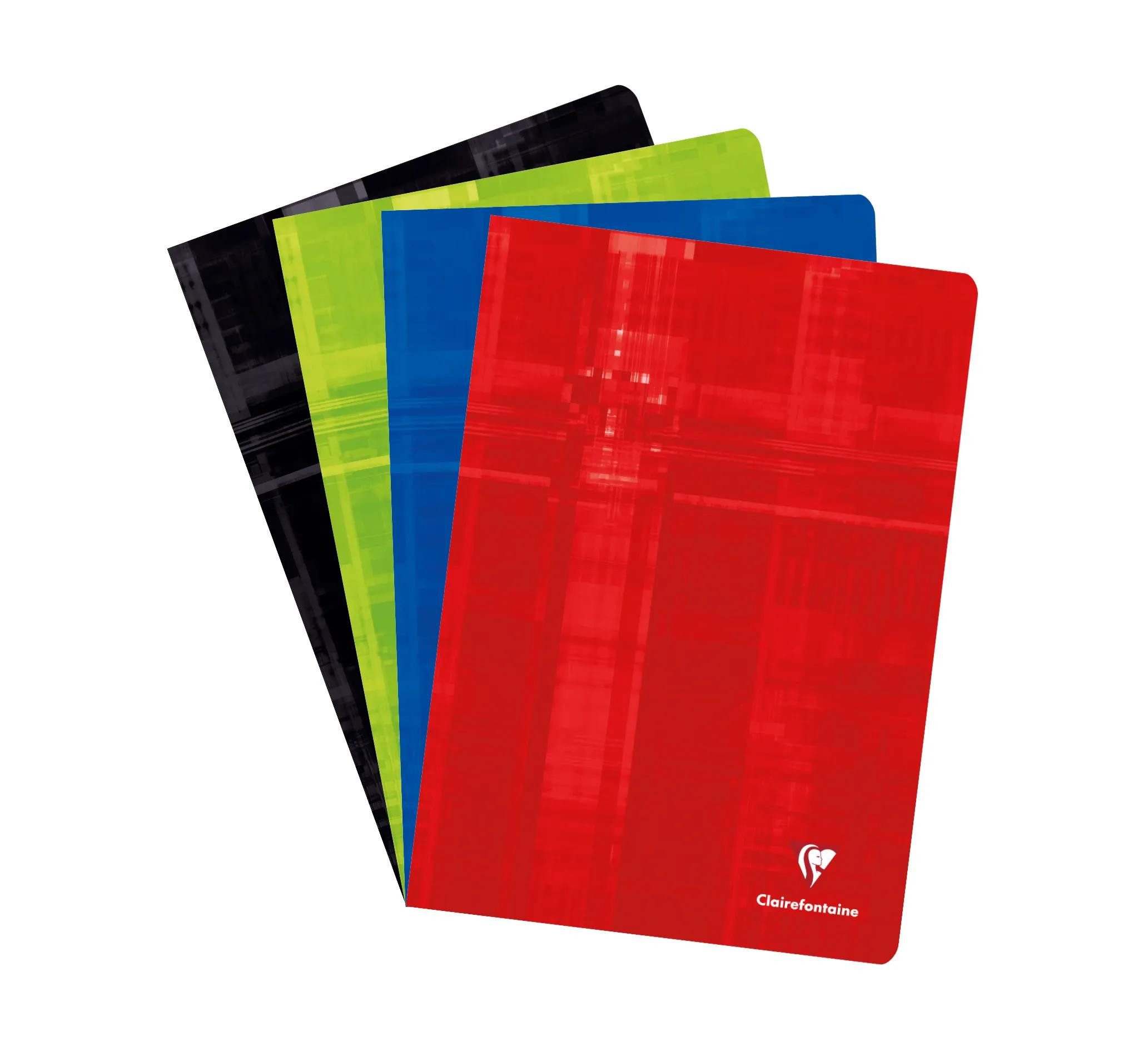 CLAIREFONTAINE Notizbuch 10x Heft A4, 40 Blatt blanko 90g - Sortiert 3120C, Clairefontaine Metric