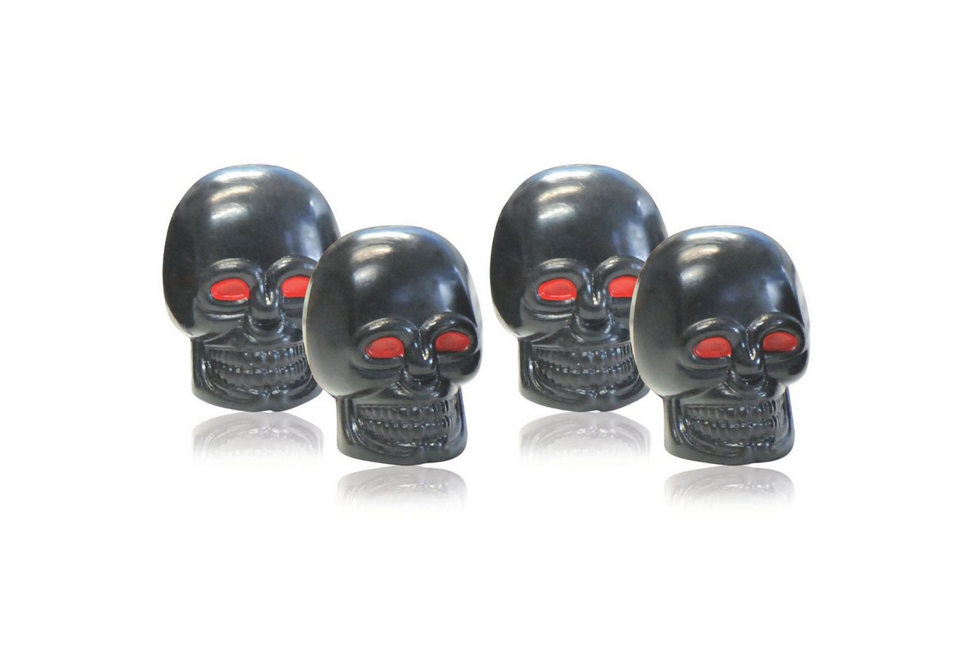 Thumbnail - FOLIATEC Thermostatventil Ventilkappen SKULL 4er Set