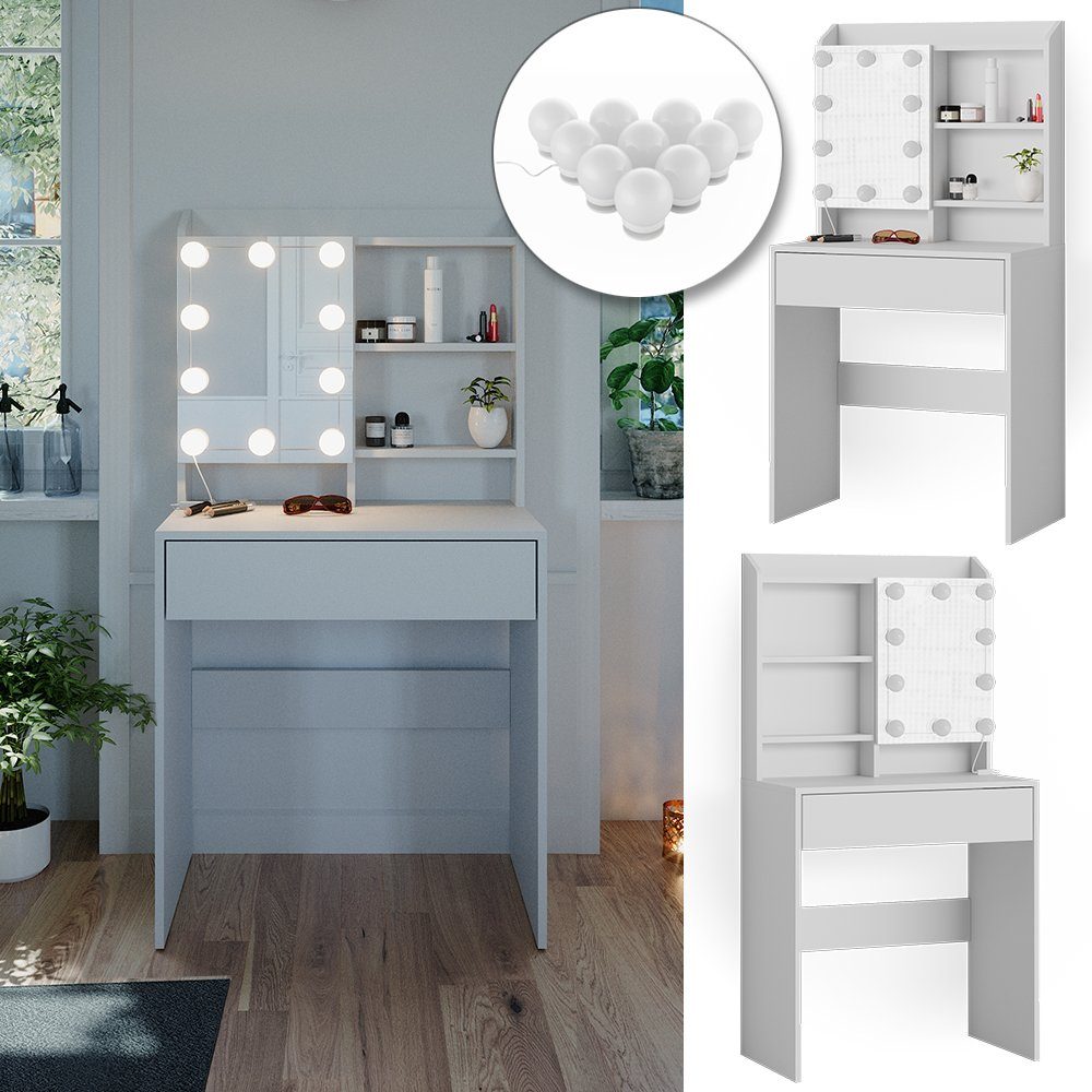 Vicco Schminktisch Laura, Weiß, 70 cm günstig online kaufen