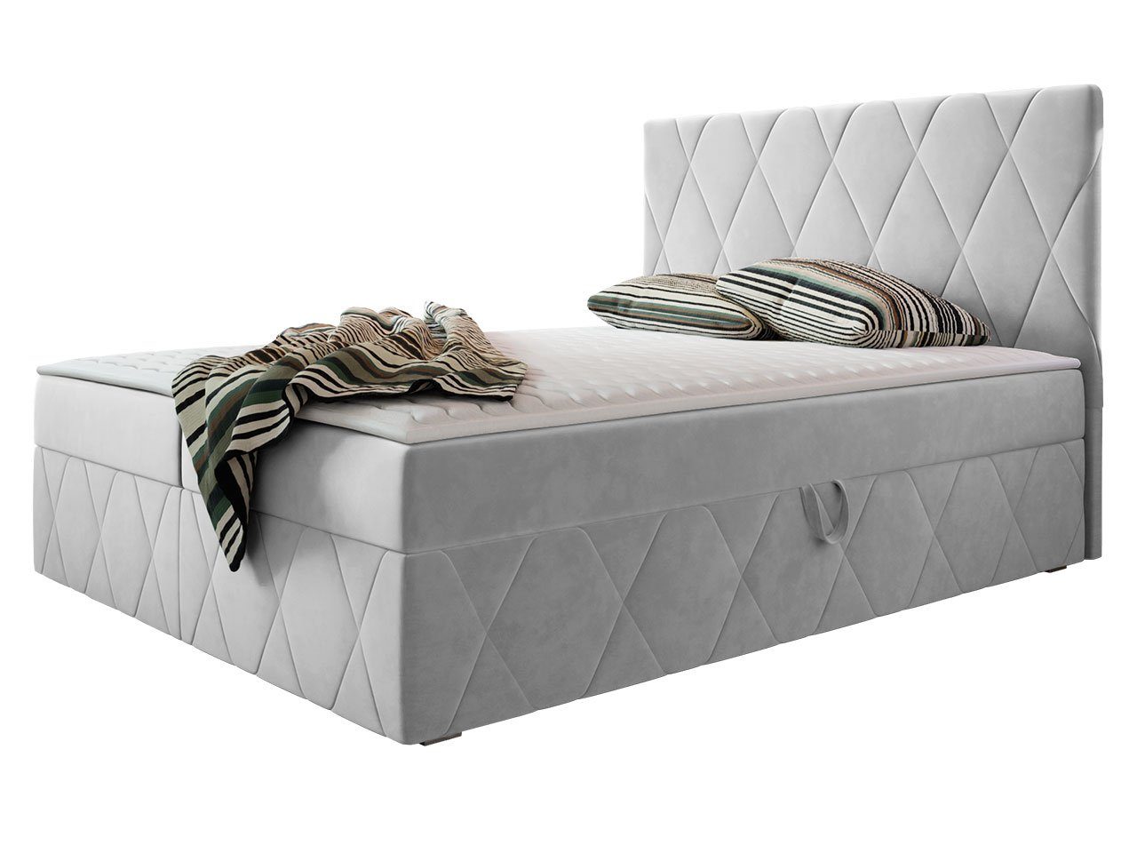 MIRJAN24 Boxspringbett Simoti (mit Hauptmatratze, Topper), 140, 160, 180 / günstig online kaufen